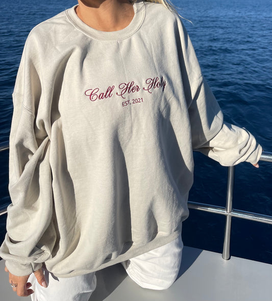 Call Her Holy First Edition Fall Sweatshirt 🍁☕️